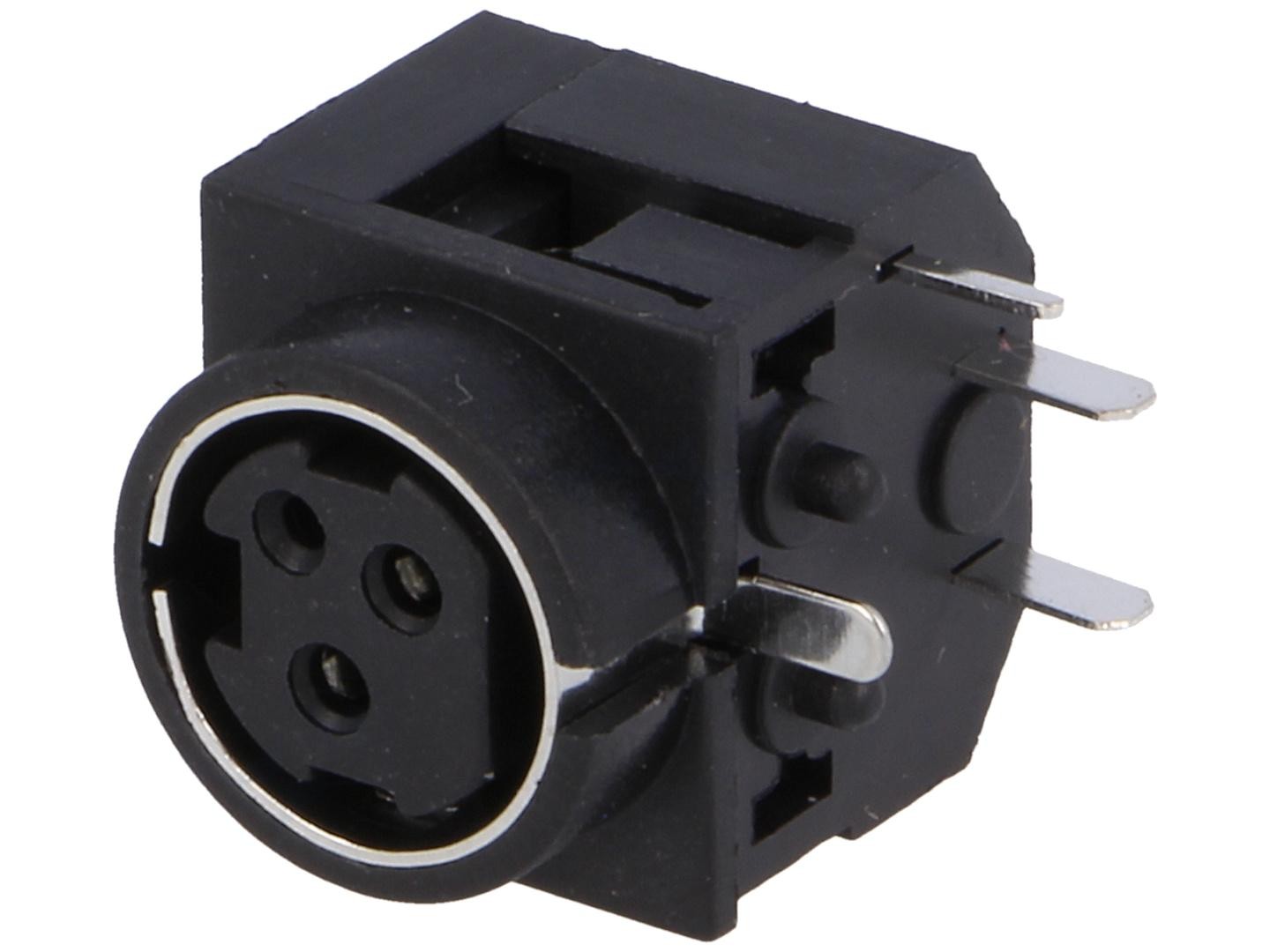 Soclu alimentare DC mamă PIN:3 THT 30VDC -20÷80°C PC-MDJ-401-3P - imagine 3